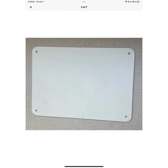 1959 Chevrolet CORVETTE 10” x 7” Purposefully Distressed Metal Sign Man Cave - Picture 2 of 7